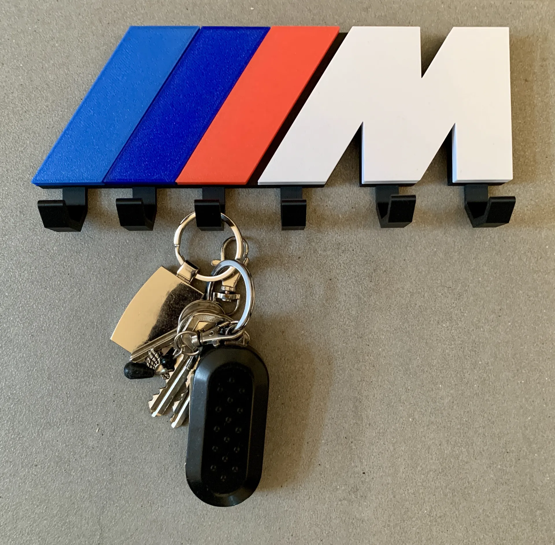 BMW M Power Logo Tasarımlı Duvar Anahtarlık Askısı - Görsel 5