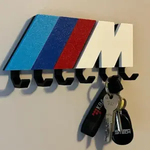BMW M Power Logo Tasarımlı Duvar Anahtarlık Askısı