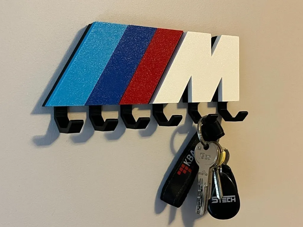 BMW M Power Logo Tasarımlı Duvar Anahtarlık Askısı
